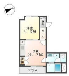 CUTEDENCE　北野田の物件間取画像